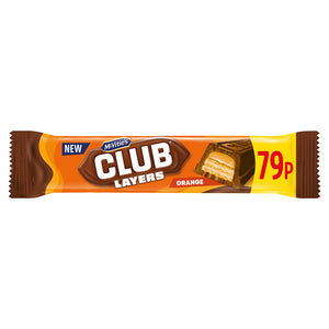 McVitie's Club Wafer Orange 39.5g NEW