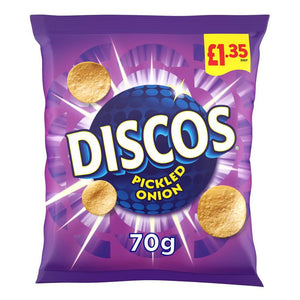 Discos Pickled Onion 70g NEW