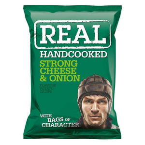 Real Crisps Cheese & Onion 35g single bag