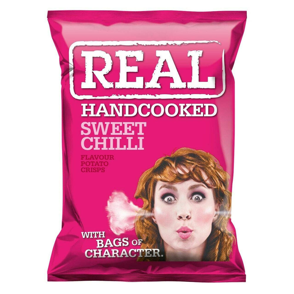 Real Crisps Sweet Chilli 35g single bag