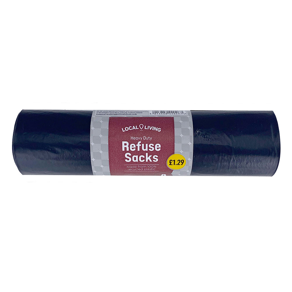 Local Living Refuse Sacks Heavy Duty 8s