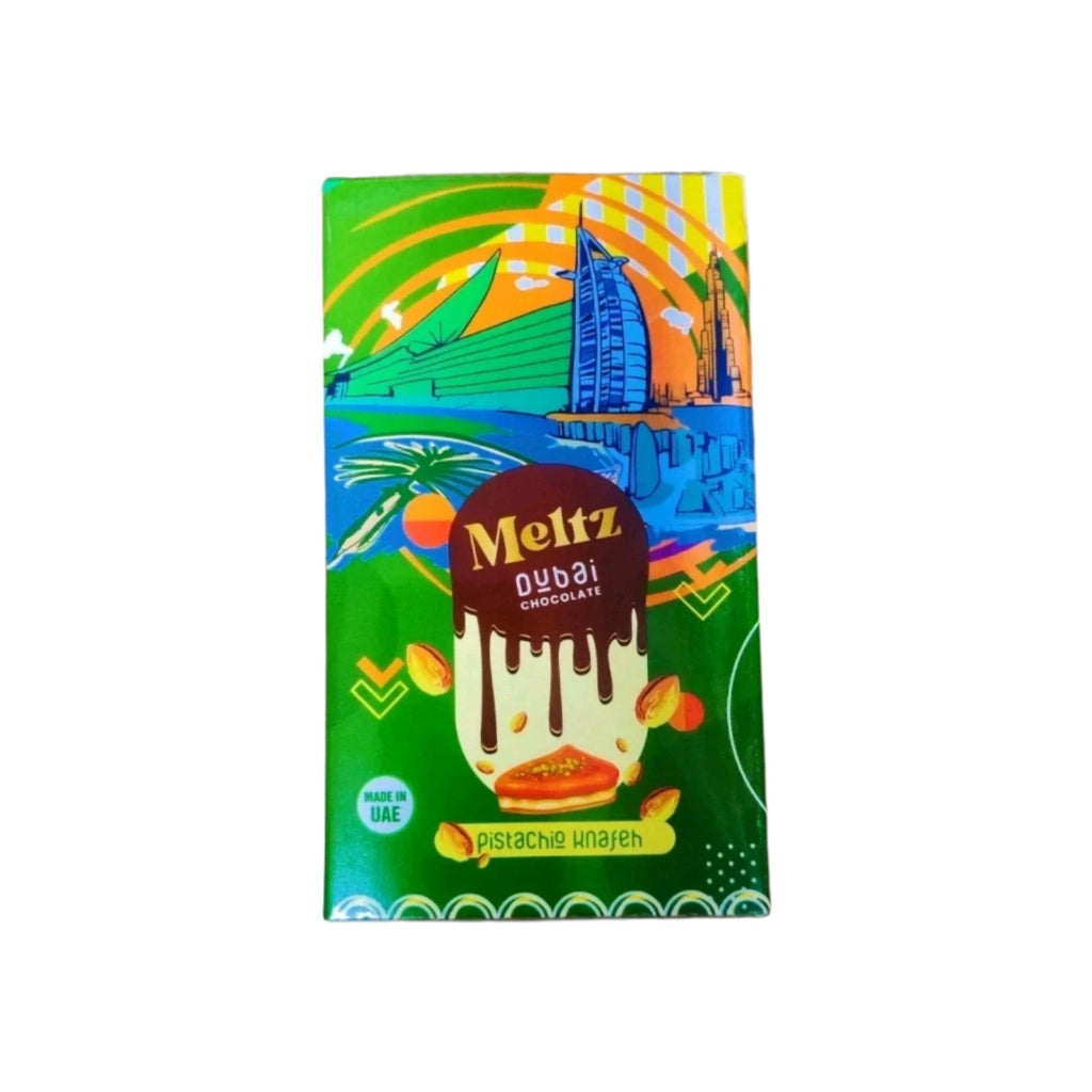Meltz Dubai Chocolate Pistachio Knafeh 75g small bar