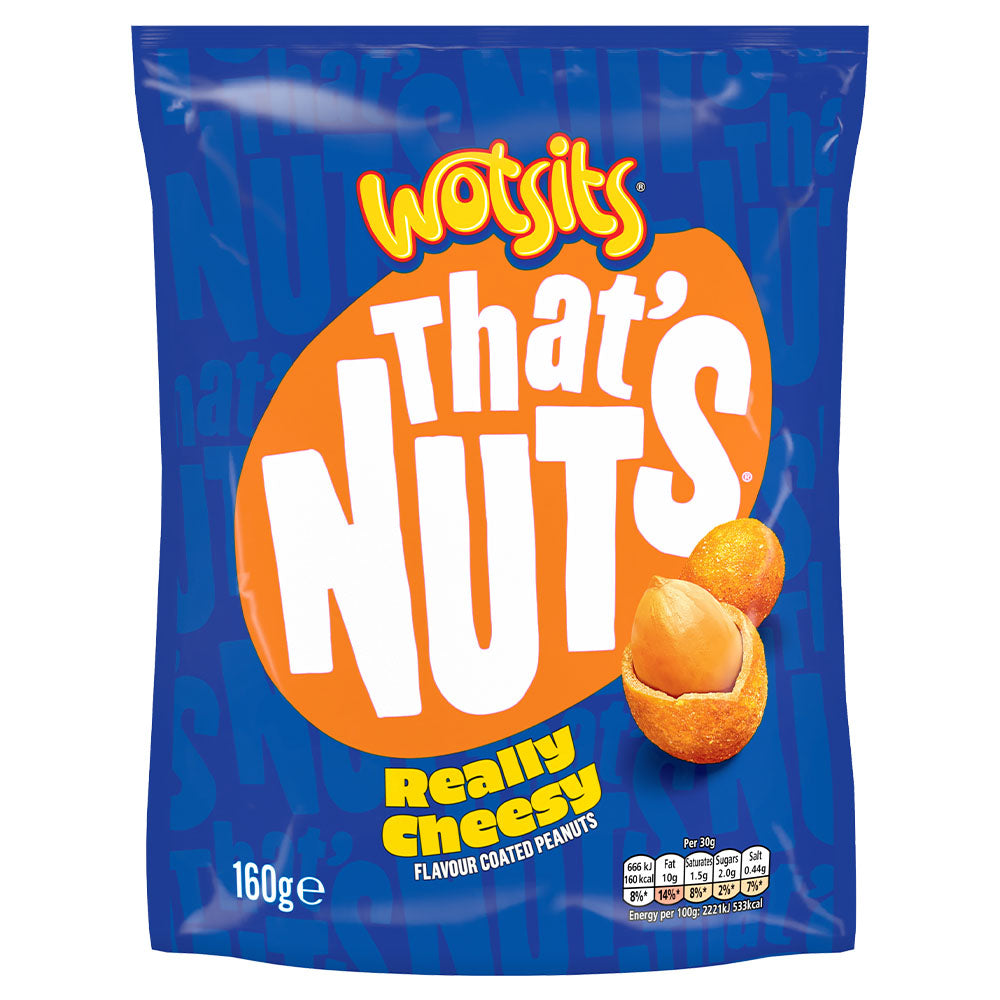 Walkers That's Nuts Wotsits Cheesy 160g