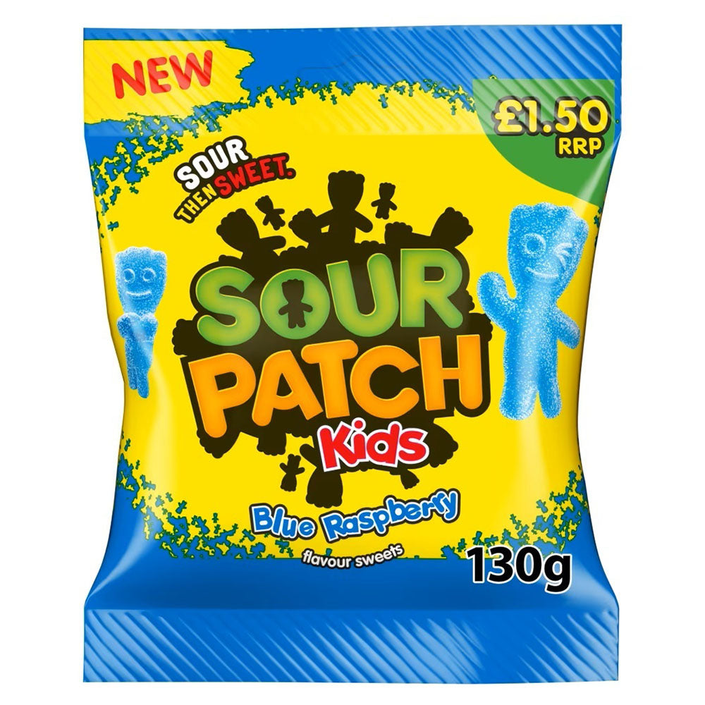 Maynards Bassetts Sour Patch Kids Blue Raspberry 130g