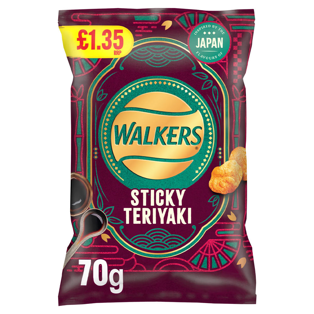 Walkers Sticky Teriyaki Crisps 70g