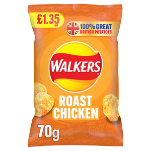 Walkers Roast Chicken Crisps 70g