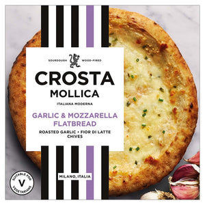 Crosta & Mollica Garlic & Mozzarella Flatbread 229g