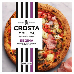 Crosta & Mollica Regina Sourdough Pizza With Prosciutto Ham & Mushrooms 448g