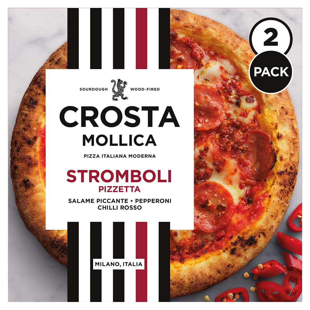 Crosta & Mollica Stromboli Pizzetta Twin Pack 434g mini pizzas