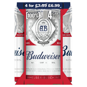 Budweiser Pint 4 x 568ml