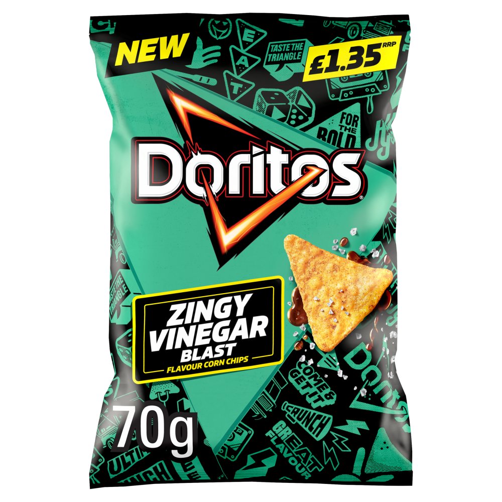 Doritos Salt & Vinegar 70g REDUCED TO CLEAR