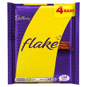 Cadbury Flake Chocolate Bar Multipack 4 x 25.5g