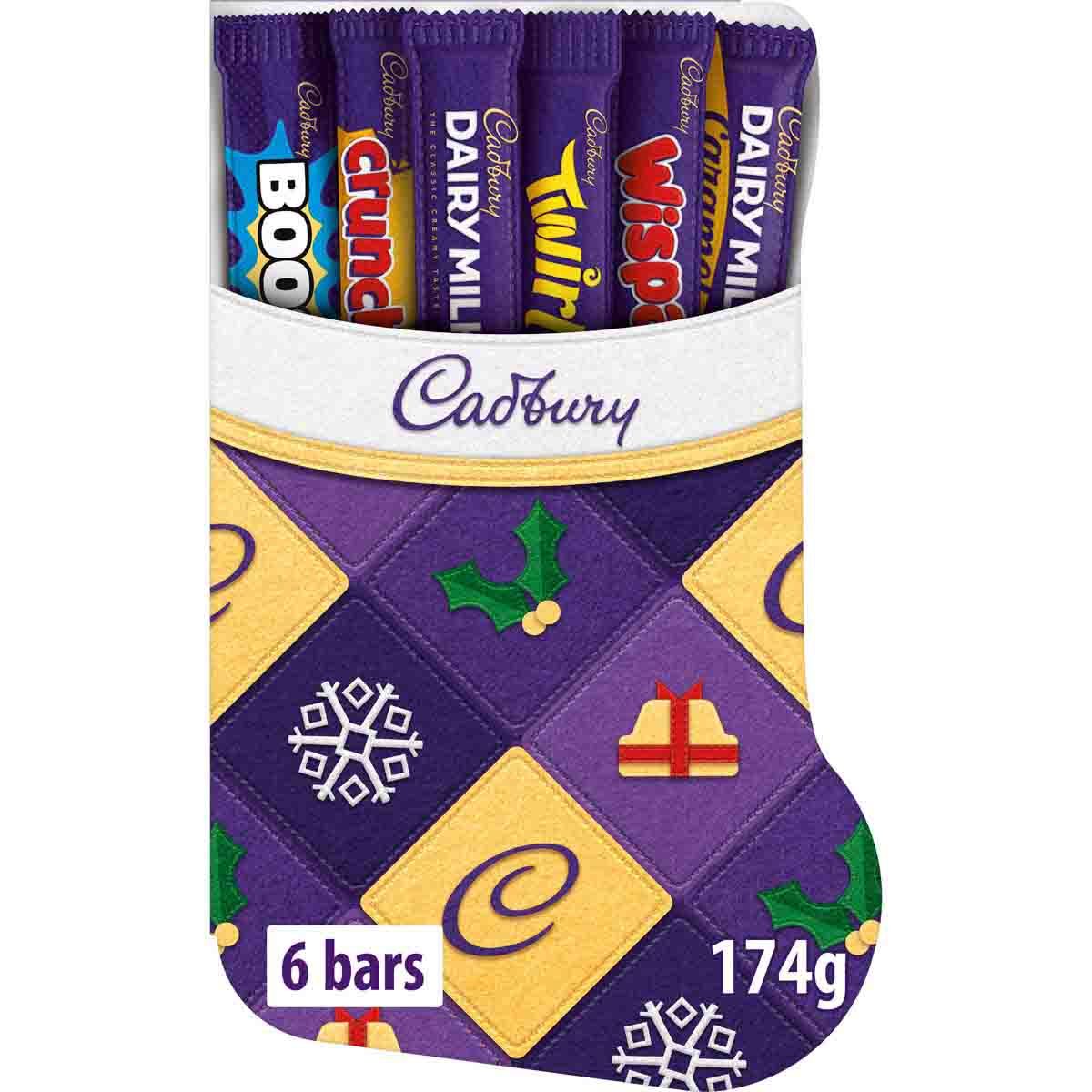 Cadbury Medium Stocking Chocolate Selection Box 174g LAST CHANCE