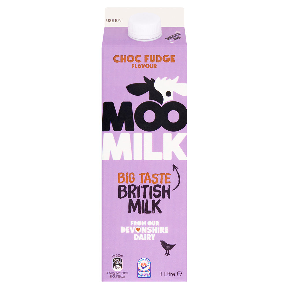 Moo Milk Chocolate Fudge Milk 1 Litre