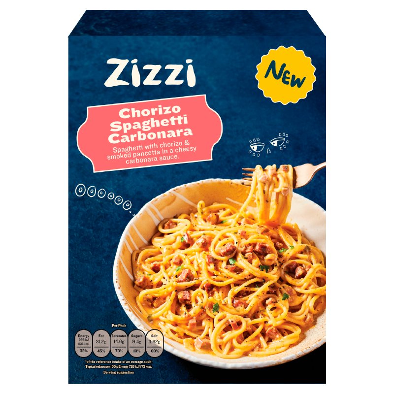 Zizzi Chorizo Spaghetti Carbonara 400g