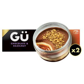 Gu Chocolate & Hazelnut Frozen Dessert 2 Pack
