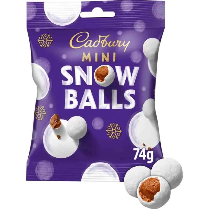 Cadbury mini snow balls 74g