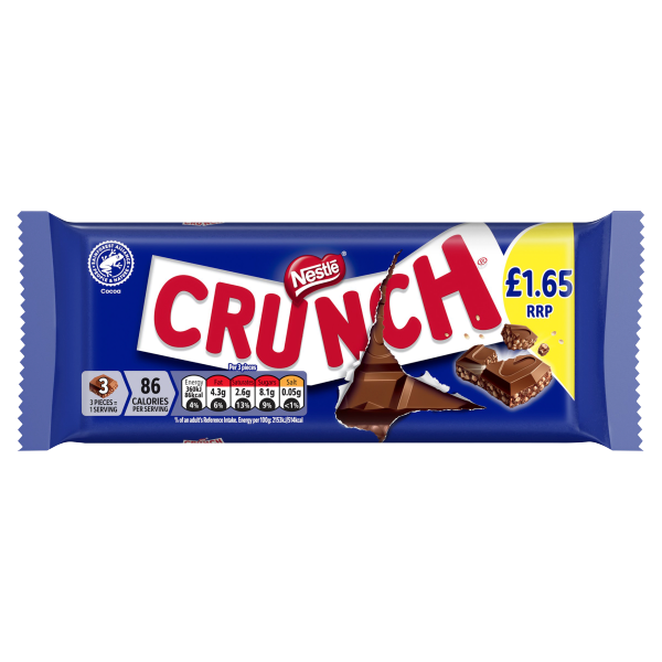 Crunch Milk Chocolate Bar 100g