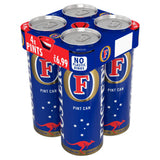 Foster's Lager Beer 3.7% ABV 4x568ml