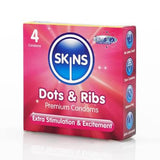 Skin’s condoms 4 pack assorted