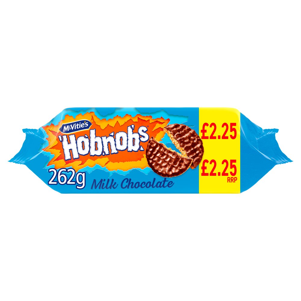 McVitie's Milk Chocolate Hobnobs Biscuits 262g