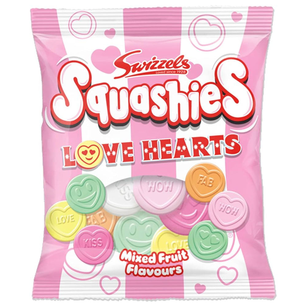 Squashies Love Hearts 120g