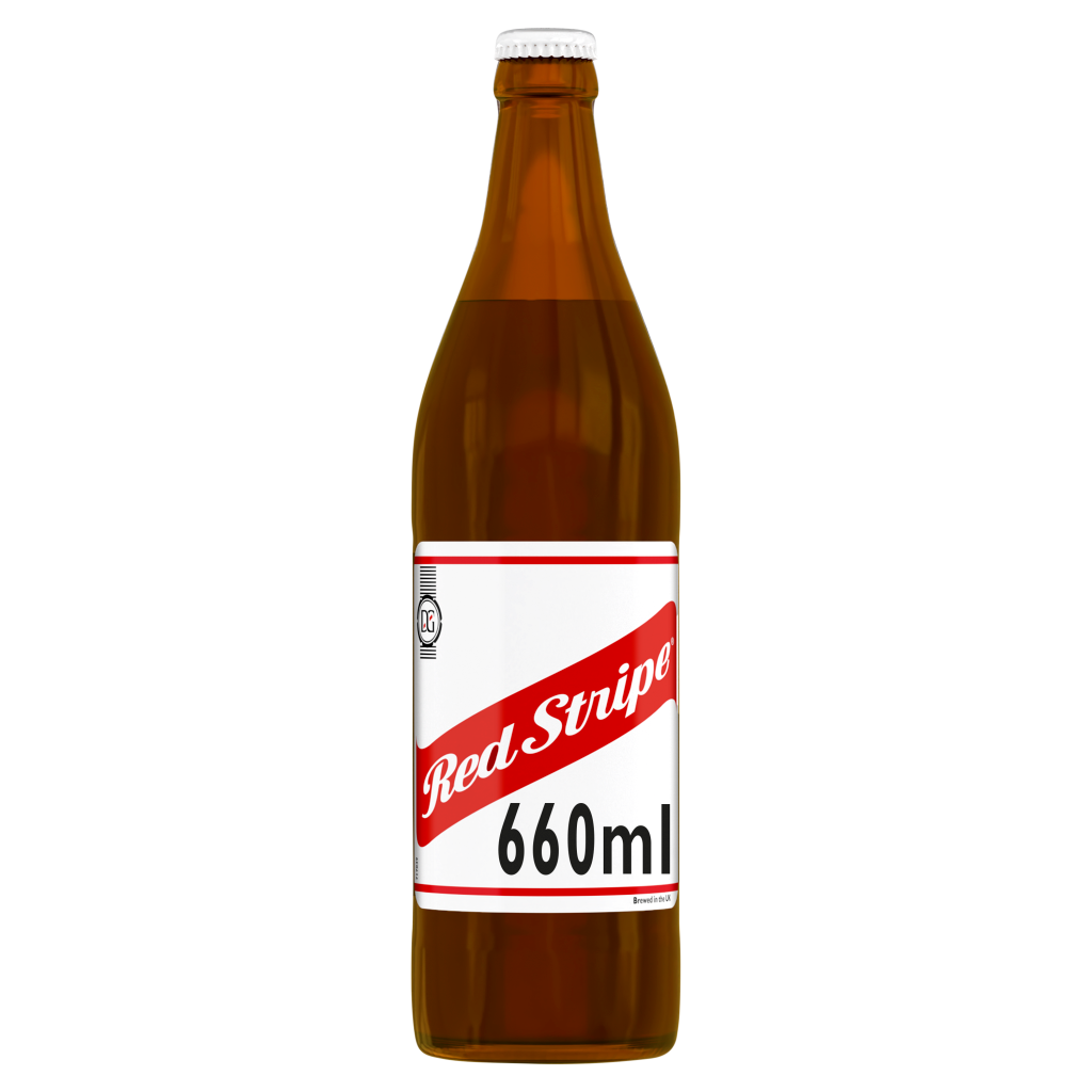 Red Stripe Jamaican Lager Beer Bottle 4.7% ABV 660ml