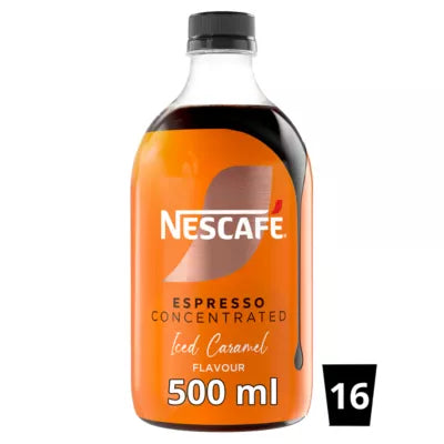 Nescafé Iced Coffee Espresso Concentrated Caramel Flavour 500ml NEW