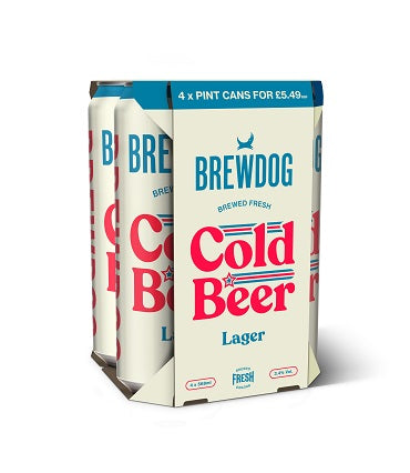 Brewdog Cold Beer Lager 4 x 568ml