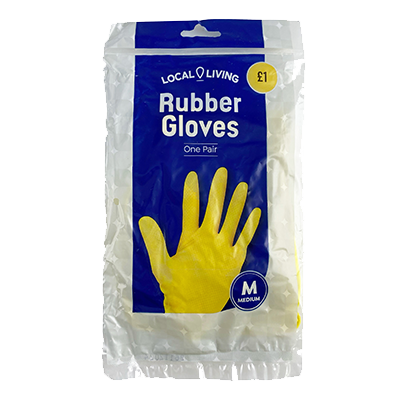 Local Living Rubber Gloves Medium or Large