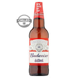 Budweiser Lager Beer Bottles 660ml