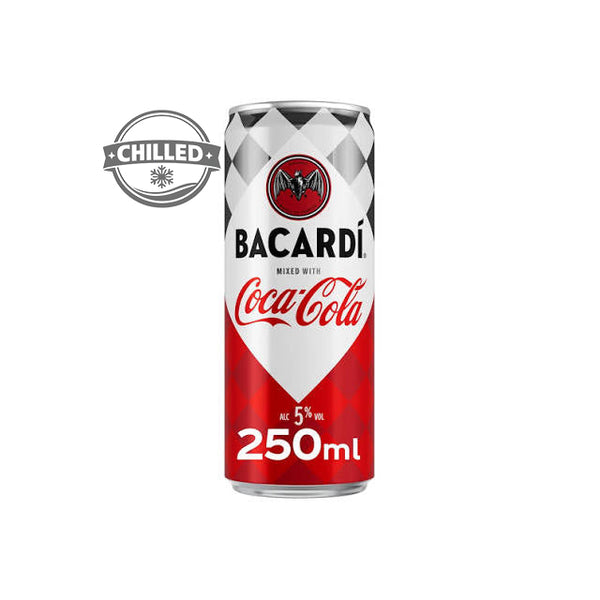 Bacardi Rum & Coca Cola 250ml