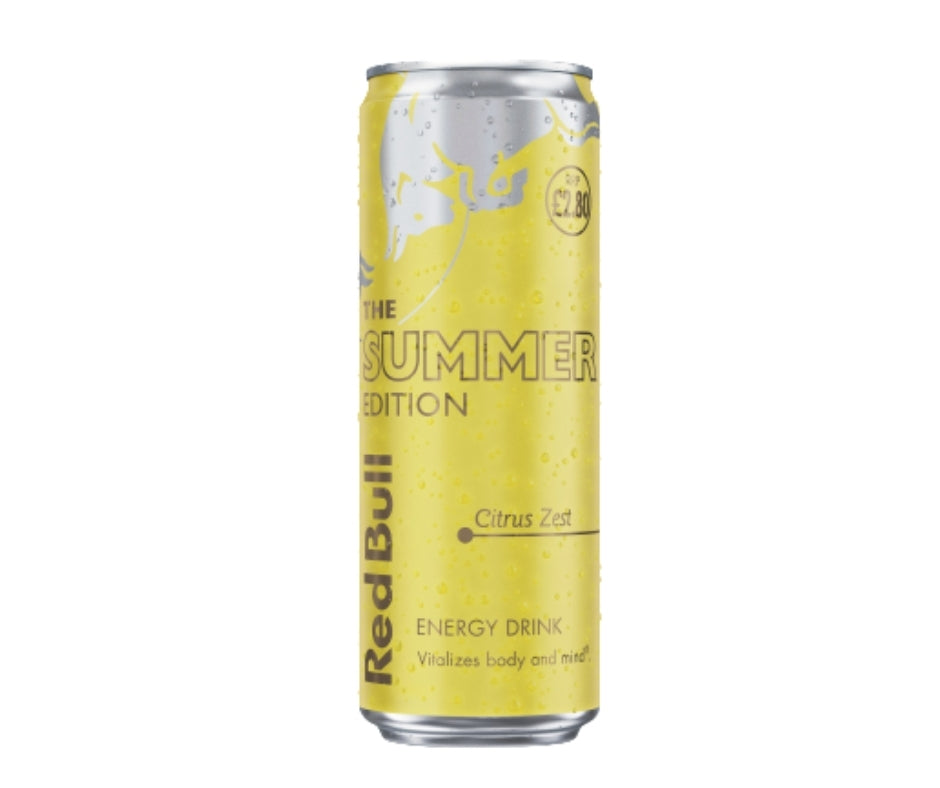 Red Bull Summer Edition Citrus Zest Energy Drink 473ml NEW