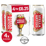 Stella Artois Belgium Premium Lager Beer 4 × 440ml