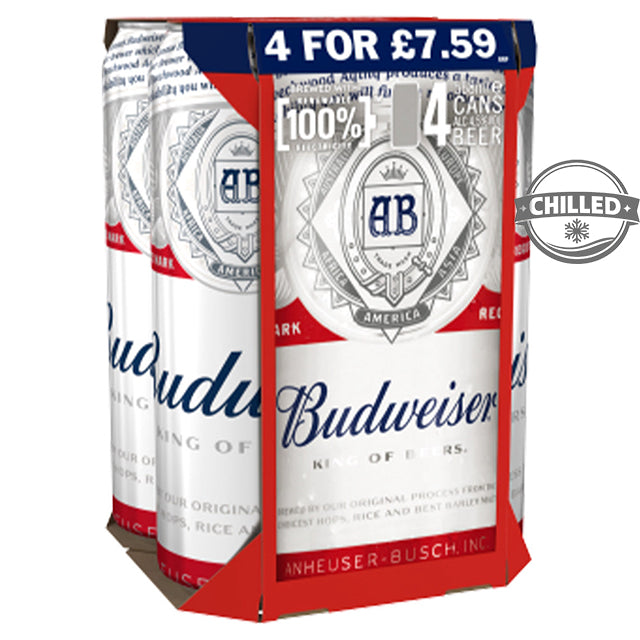 Budweiser Pint 4 x 568ml