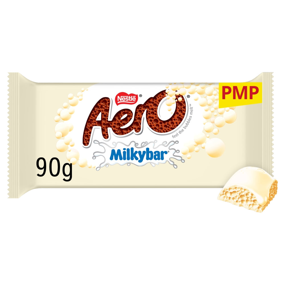 Aero Milkybar Chocolate Bar 90g NEW