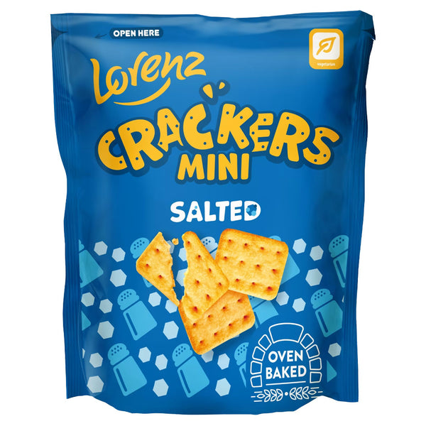 Lorenz Mini Crackers Salted 100g