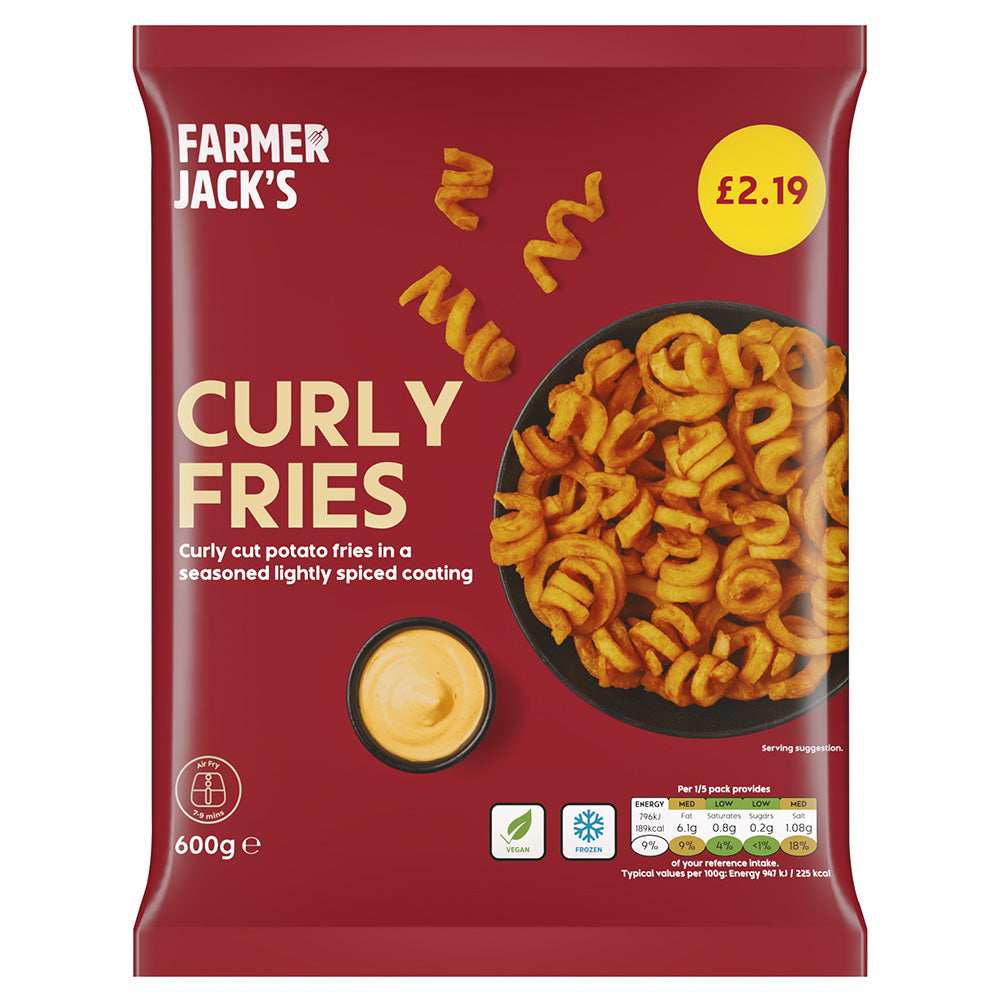 Farmer Jack's Curly Fries 600g