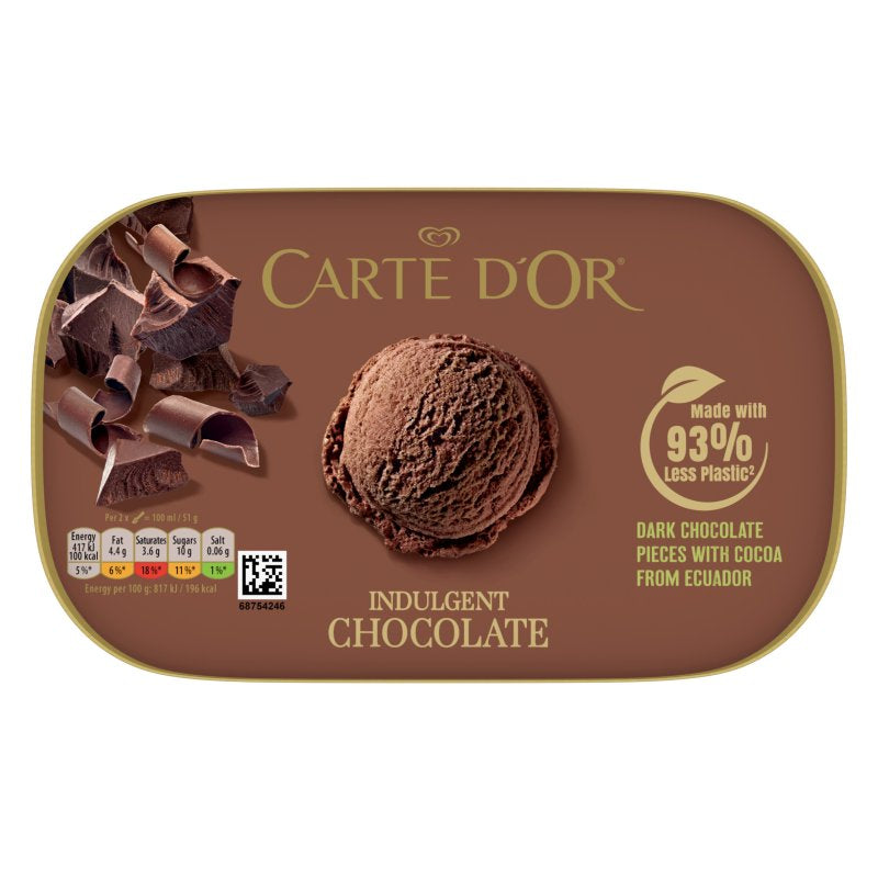 Carte D'Or Chocolate Ice Cream 900ml