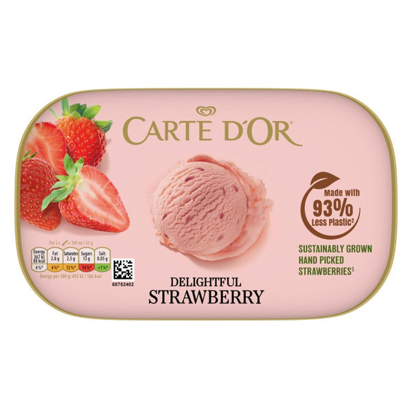 Carte D'Or Strawberry Ice Cream 900ml