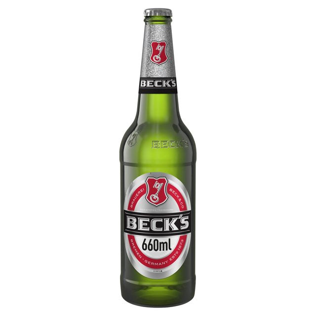 Beck's German Pilsner Beer Bottle 660ml