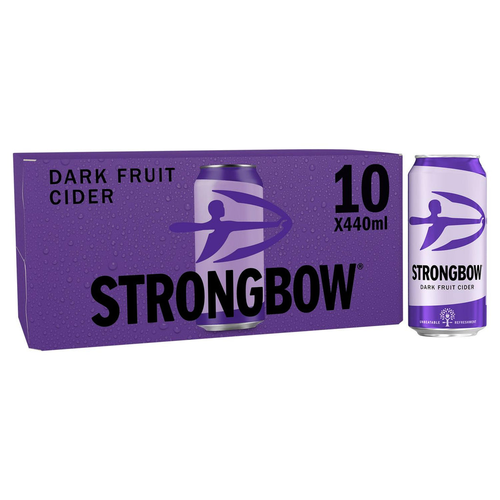 Strongbow Dark Fruit Cider 10 x 440ml Cans