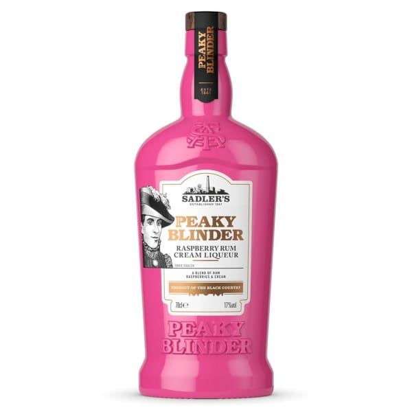 Sadler's Peaky Blinder Raspberry Cream Rum Liqueur 70cl