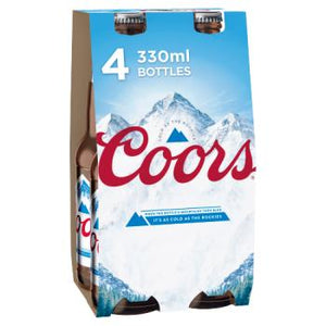 Coors 4x330ml REDUCED TO CLEAR