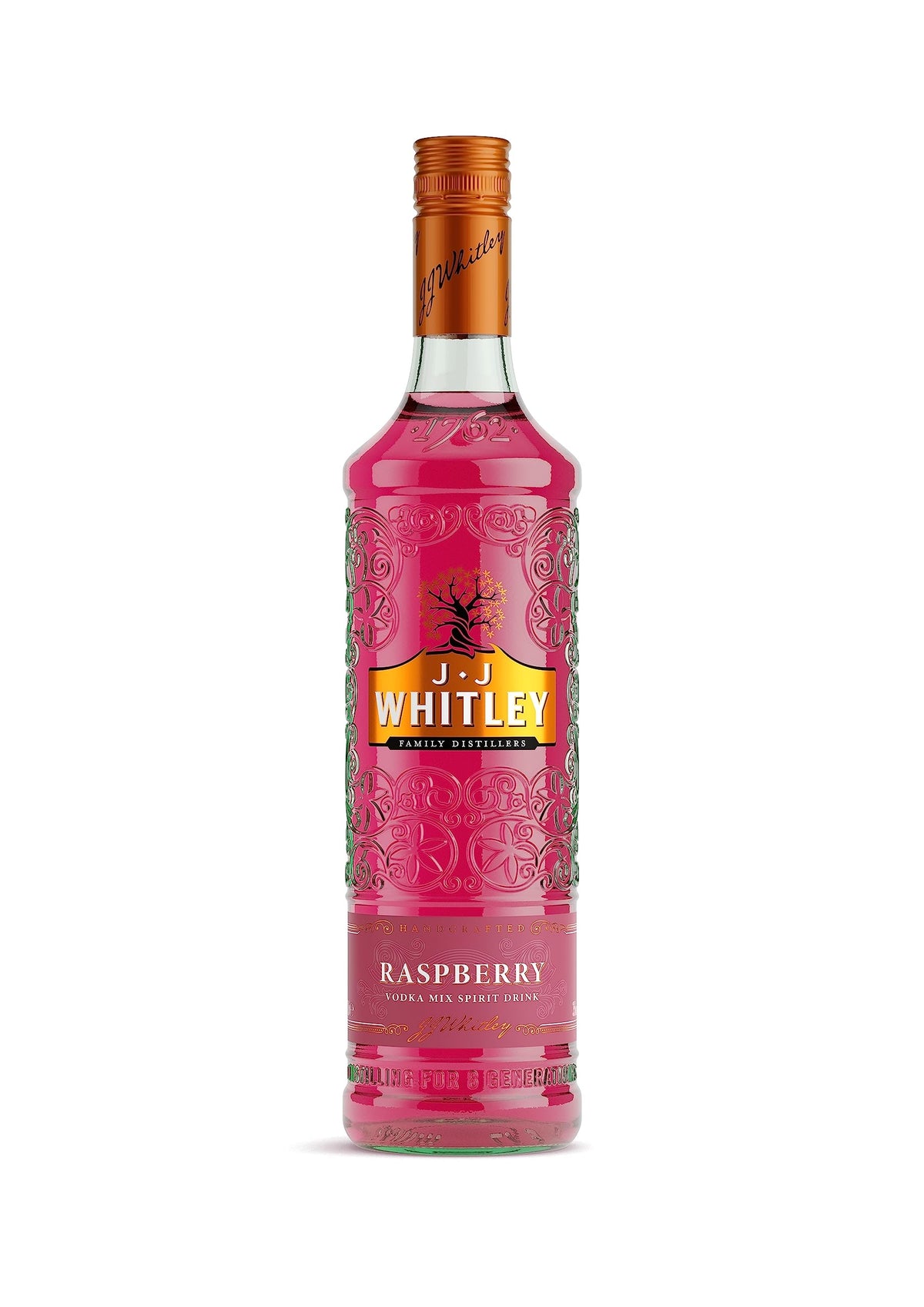 J.J Whitley Raspberry Vodka 70cl