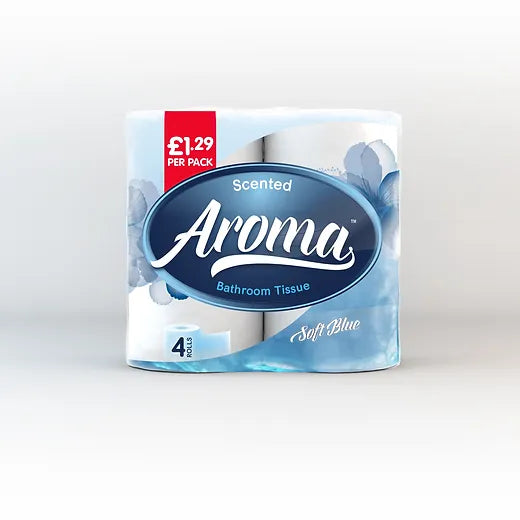Aroma Blue Scented 2Ply Value 4 rolls