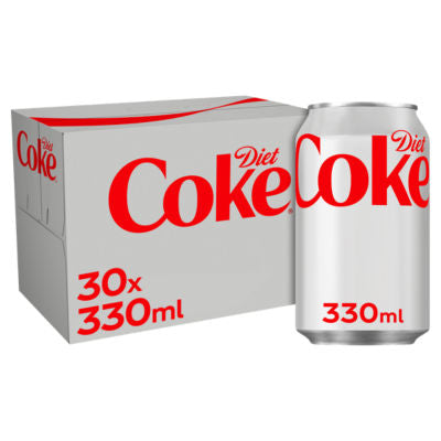 Diet Coke 30 x 330ml REDUCED TO CLEAR