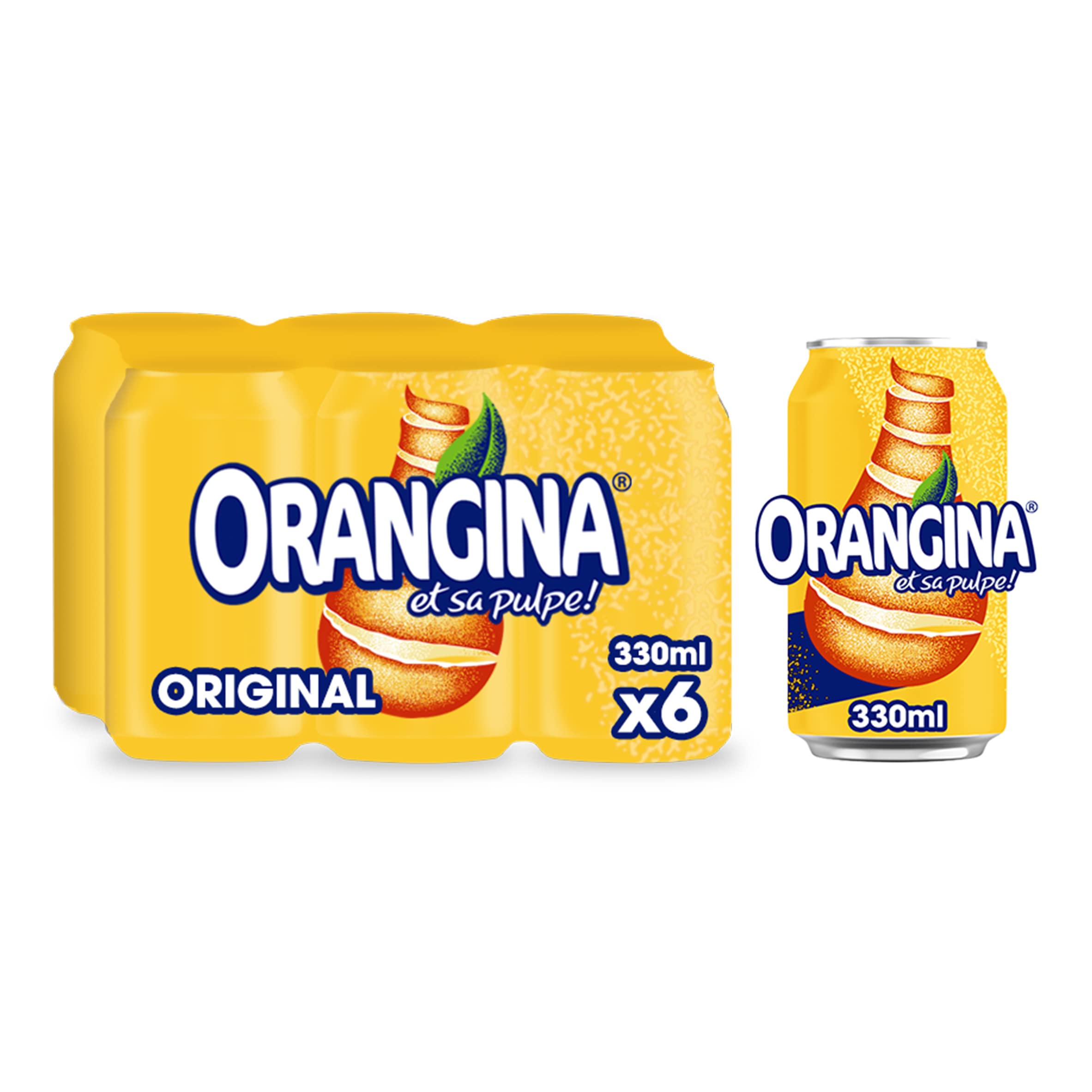 Orangina 330ml 6 Pack