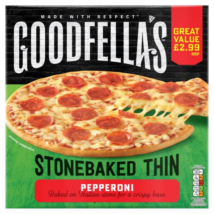 Goodfella's Stonebaked Thin Pepperoni 340G