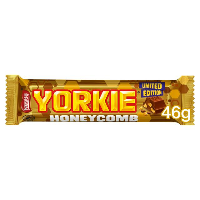 Yorkie Honeycomb Milk Chocolate Bar 42g NEW